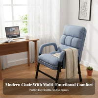 Foldable Design Adjustable Padded Floor Lounger Space-Saving Folding Recliner Multi-Positional Lounge Chair Ergonomic Support for Office Workers, Meditators, Dormitory, resting, Dorm Room, Bedroom