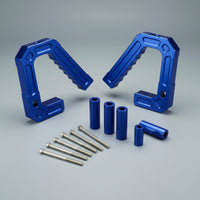 Front Assist Handles with Spacers Comfortable Grip Aluminum Assist Handles   Hardware for off-Roaders, Car Enthusiasts, Daily Driving