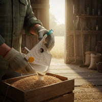 Single-Chamber Seeder Hopper with Drive Interface Transparent Sowing Box Mechanical Metering Box Compact for Agriculture