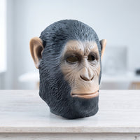 Ape Headpiece Full-Head Wearable Primate Headpiece Realistic for Adults, Cosplayers, Costume Parties, Jokes