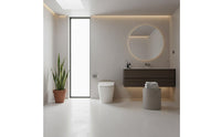 Foam Barrier Tankless Smart Toilet Heated Seat Tankless Intelligent Toilet Soft Close Lid Integrated Smart Commode Night Light for Elderly