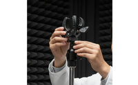 Wide Compatibility Adjustable Audio Device Clip Anti-Slip Grip Universal Mic Stand Clip Long-Lasting Plastic Audio Accessory for Studio