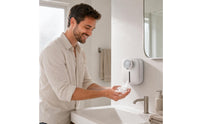 Wall-Mounted Foam Soap Dispenser Waterproof Bath Area Accessory Viewing Window