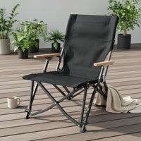 Reclining Camping Chair Lightweight Folding Camp Chair Breathable Outdoor Furniture for Picnic