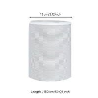 Portable Air Conditioner Exhaust Hose Corrugated Cooling System Vent Hose with Left-Hand Helical Ventilation Conditioner Extension Tube for Dorm