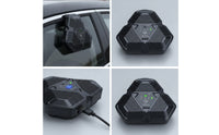 Solar-Powered Vehicle Fan Compact Car Exhaust Fan Slim for Drivers