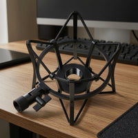 Condenser Audio Device Shock Mount Circular Frame Sound Accessory Noise Dampening