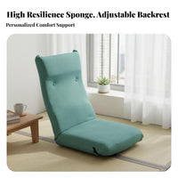Foldable Design Adjustable spinerest Lounger Space Saving Adjustable spinerest Recliner Multi-Functional Floor Chair Thickly Padded for Students, Young Adults, Teenagers, Bay casement, Bedroom, Balcony, Relaxing