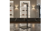 Metal Purse Display Rack Elegant Design Countertop Bag Display Rack Rust Metal Purse Hanger Stand for Retailers, Commerce Show, Closet Organization