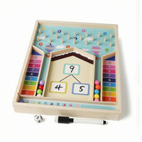 Educational Number Decomposition Board Interactive Arithmetic Practice Board Safe Math Toy for Kindergarteners, Toddlers, Classroom