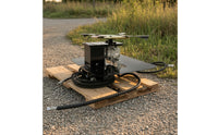 Compact Hydraulic Brush Cutter Attachment Powerful Brush Cutter Attachment with Blades Heavy-Duty Hydraulic Flail Mower Long-Lasting for Landscapers, Contractors, Land Clearing, Ditch Maintenance, Roadside Mowing