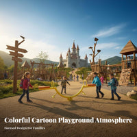 Colorful creatureShaped coil bouncer Weather-withstandant coil bouncer sturdyDuty Playground play apparatus for young children, Preschoolers, Parents, Kindergarten, Schoolyard, public community center, Backyard