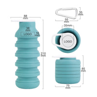 Collapsible Silicone Cup Portable Drinkware Lightweight for Hiking, Commuters