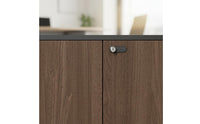 Multi-Functional Office Credenza with Shelves Minimalist Design Low Profile File Cabinet Sideboard with Combination Lock for Study Room
