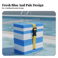 Removable Layers 5-Layer Swim Training Aid Builds Water Confidence Foam Swimming Back Buoy Lightweight for Beginners, Toddlers, Pool