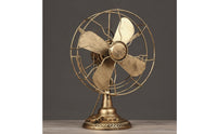 Antique Table Fan Ornament Decorative Vintage Fan Model Old Style for Decorators