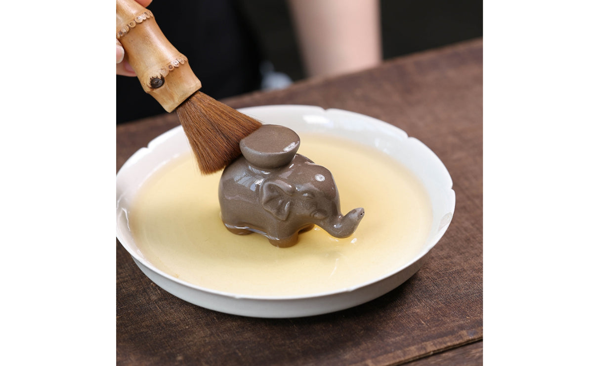 Elephant Teapot Lid Holder Small Teapot Lid Stand Figurine Pet Figurine Handcrafted Piece Decor