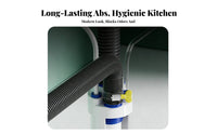 Kitchen Sink Multi-Drain Connector High-Efficiency Drainage Anti-Foul Smell Drain Pipe Adapter Easy Installation Triple Pipe Splitter for Plumbers