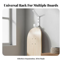 Board Wall Mount Space Saving Board Wall Hanger Surfboard Storage Bracket Versatile Usage Metal Semi-Circular D Hook for Home
