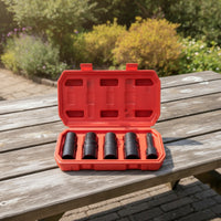 5 Pieces Socket Set Double-Ended Sockets Portable Tire Sockets for Mechanics, Garage