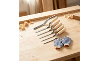6 Pieces Tuck Pointing Trowel Lightweight Pointing Trowel Tapered Brick and Mortar Joint Tool for Masons, Home Improvers, Masonry Repair