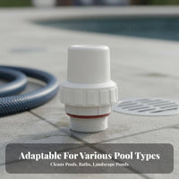 Manual Pool Vacuum Cleaner Kit All-Copper Power Pool Bottom Cleaning Machine Easy Installation Underwater Suction Cleaner for Ponds, Outdoor, Gardens