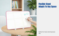 Children's Whiteboard, Double-Sided Erasable Drawing Board, Stand Note Board for Home and School