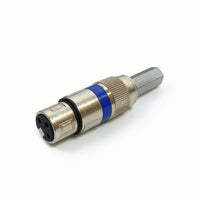 Hardware Precision-Machined Metal Connector Adapter for Audio Setups, Studio