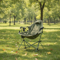 Folding Lounge Chair adjustable Foldable Camp Chair Portable Furniture for  , Beachgoers, Camping, Beach, Backyard