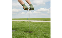 Soil Probes Rod with T-Handle Stainless Steel Rust-Resistant Septic Subsurface Detection Tool for Landscapers