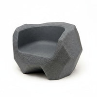 child-safe Pebble-Shaped Pouf Weather-Resistant Children's Furniture Stone-Inspired Design outdoorsdoor Furnishing Easy to Clean for Parents, Playroom, Kids' Bedroom, Garden, Living Room