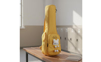Portable 23 Inch Ukulele Case Cute Design Ukulele Backpack Case Adjustable Straps Instrument Storage Thick Padding for Children, Children, School, Travel, Music Lessons