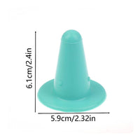 2 Pieces Wear Resistant Milking Machine Teat Stopper Soft and Flexible Silicone Teat Plug for Barn