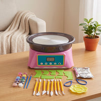 Tabletop Electric Pottery Wheel Portable Mini Pottery Wheel Lightweight Precision for Children