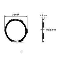 2 Pieces Circular-Shaped Cycle Lock-Cap Safeguarding Gasket Circular for Cyclists, Mechanics, Workshop