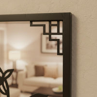 4 Pieces Metal Botanical Wall Sculptural Design Visual Effect Black Cutout Wall Panels Modern Minimalist House Decoration for Living Room, Entryway