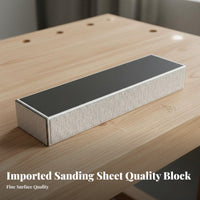 Aluminum Alloy Body 4-Sided Fret Sanding File Lightweight Multi-Grit Fret Leveling Block High-Precision for DIY Enthusiasts, Workshop, Home