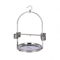 Bird Playground with Feeder Cups Stable Bird Stand with Cups Parrot Playstand for Aviary