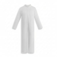 Full Body Jumpsuit Round Neck One-Piece Suit Simple for Children