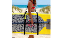 Adjustable Paddle Board Carrier with Padded Shoulder Sling Heavy-Duty Board Strap with Cup Holder Portable Paddleboard Carrier Compact for Lake
