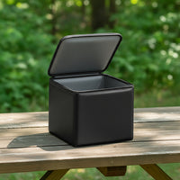 Trunk Organizer Structured Foldable Box with Lid Colapsable for Road Trips