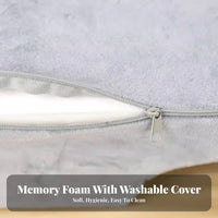 Removable and Washable Cover U-Shaped Lash Pillow Breathable Eyelash Grafting Neck Pillow Velvet Material for Estheticians, Spa