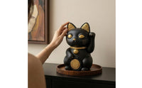 Welcoming Cat Classic Resin Auspicious Cat Cute Ornament for Desktop