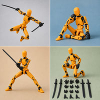Articulated Figure with Accessories Fully Movable for Stop Motion, Collectors