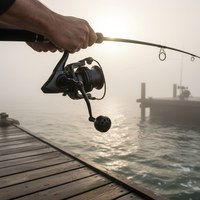 Lightweight Carbon Fiber Spinning Fishing Reel for Long Casting