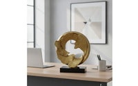 Ginkgo Leaf Sculpture Modern Ginkgo Leaf Ornament Gallery-Style for Office