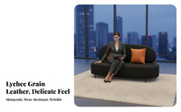 Light Luxury Design sectional Couch and Armchair Group Sofa Combination Reception Seating Minimalist Design Commercial Furnishing Business Aesthetic for Hoteliers, Interior Designers, Office Managers, Hotel Lobby, Sales Center, Meeting Room