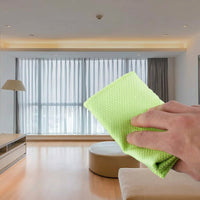 Fish Scale Microfibre Cloth, Glass and Dish Cleaning Cloths, High Absorbency Reusable Kitchen Towels