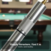 Telescopic Cue Extender Improves Reach Adjustable Snooker Cue Extension Telescopic Billiard Stick Extender Secure Lock