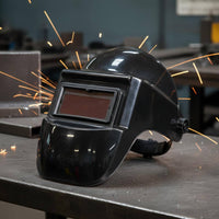 Auto Darkening Metal Joining Helmet Heat Resistant Electrical Metal Joining Face Guard Welder Face Guard Flip-up Visor Large